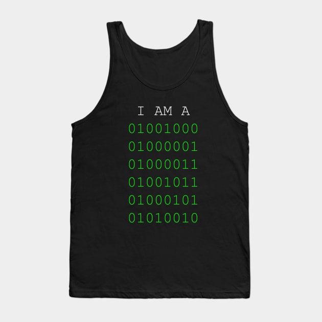 Programmer and hacker geek Tank Top by MunaNazzal